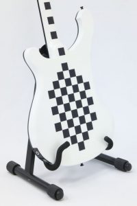 Custom guitar headstock waterslide decals.