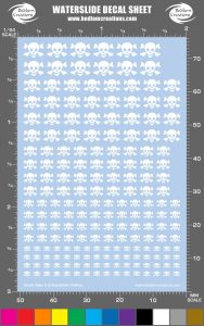 Skull Style A Waterslide Decals