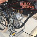 Vintage motor bicycle restoration with custom waterslide decals.