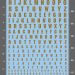 Machine Letter Waterslide Decals