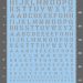 Stencil Gothic Letter Waterslide Decals